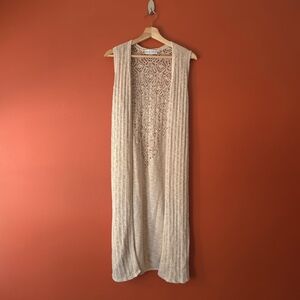 Knox Rose Cream Knit Open Cardigan